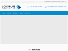 Tablet Screenshot of logixplusconsulting.com